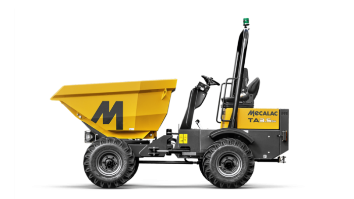 Ein Studiobild des Dumpers Mecalac TA3,5